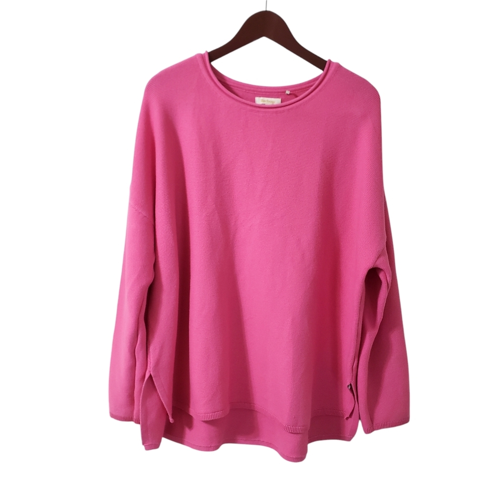 Barbour Pink Crew Neck Sweater